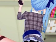 Preview 1 of 【REAL POV】Backstage Backdoor Suisei - Getting succed off a vtuber part 2