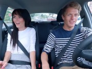 Preview 2 of Cheating BF on Back Seats of Mr PussyLicking Car - PUSSY LICKING and POUNDING - HUGE CUMSHOT