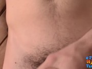 Preview 6 of Straight amateur Dean Inja strokes his hairy dick and cums