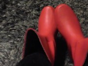 Preview 3 of Squeaky Red Boots