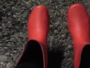 Preview 5 of Squeaky Red Boots