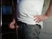 Preview 5 of Man masturbating in a garage