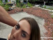 Preview 6 of Slut babe Mia Blow gets her juicy pussy wet in PUBLIC! Steven Shame Dating