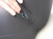 Preview 5 of Creamy NZ pussy squirts through tights