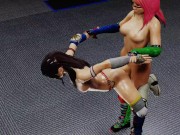 Preview 1 of Asuka X Kairi Sane FUTA ANAL WWE Cosplay                             Credit:Mokujin_hornywood