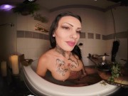 Preview 4 of VR BANGERS Tattooed Slut Masturbating On Bed VR Porn