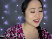 Preview 1 of ASMR - Innocent Asian Kimmy Kalani Gives Her 1st Blowjob Roleplay