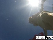 Preview 3 of Olivia has some summer fun in the pool