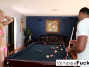 Preview 2 of The game of billiards leads to a sexy competition