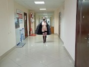 Preview 6 of exhibitionist girl in office building