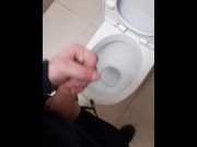 Preview 2 of Fast Cum in Public Toilet