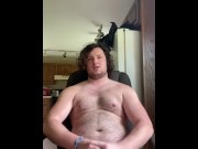 Preview 6 of Masturbation fat white cock with flex