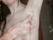 Preview 5 of Graceful Slut With Hanging Tits Gracefully Shaved Her Hairy Armpits Fetish GinnaGg