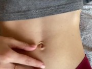 Preview 6 of Playing with my navel