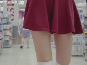 Preview 4 of Teaser – Pussy Flashing & Upskirt in Japanese Store - Moriya Exhibit