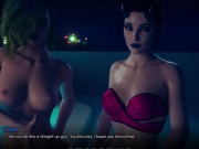 Preview 5 of City of Broken Dreamers PC GAME- Part 18 (READ ALOUD) Chandra isn't wet from the pool