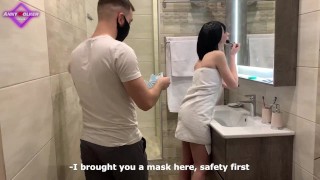 Fucked a friend's fiancee in the bathroom and she was late for the ceremony - Anny Walker