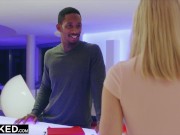Preview 4 of BLACKED BBC-loving Busty Blonde seduces handsome stranger