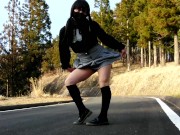 Preview 3 of I was found exposed masturbating ejaculating in the middle of the road