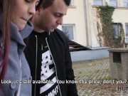 Preview 1 of HUNT4K Cameraman meets  couple in Prague and offers good money