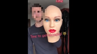 Male to Rubber Doll Transformation 