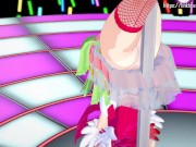 Preview 3 of Cure Flamingo's hot pole dance climaxes with a happy ending