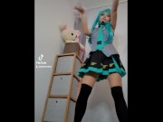Preview 4 of Hatsune Miku MMD Roly Poly Cosplay