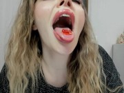 Preview 5 of Gummy bears tongue and mouth tease