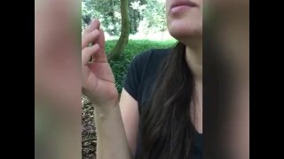 4:20 We smoke weed, outsite and public sex in National Park