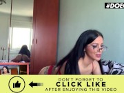 Preview 3 of DoeGirls - Julia De Lucia Big Tits Romanian Babe Intense Squirting Dildo Masturbation At Home