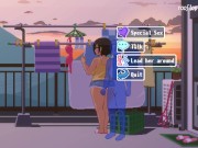 Preview 5 of HentaiGame | The Summer | #8 good weather on Rooftop