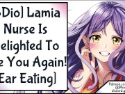 Preview 2 of 3Dio Lamia Nurse Is Delighted To See You Again! Ear Eating ASMR Wholesome