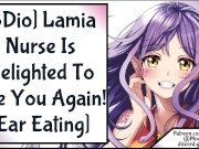 Preview 5 of 3Dio Lamia Nurse Is Delighted To See You Again! Ear Eating ASMR Wholesome