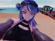 Preview 5 of Hentai 3D - Mako na praia 2 - Monster Girl Island
