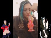 Preview 1 of topless 420 bong tokes snapchat compilation