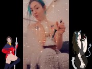 Preview 3 of topless 420 bong tokes snapchat compilation