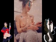 Preview 4 of topless 420 bong tokes snapchat compilation