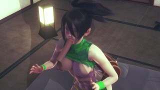 [LEAGUE OF LEGENDS] Akali in horny jail (3D PORN 60 FPS)