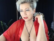 Preview 1 of Many of us would like to fuck our gorgeous mature whore AimeeParadise helps one poor fellow ))