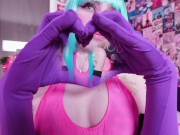 Preview 1 of ME! ME! ME! Cosplay Hentai Girl Jumping with Dildo | Sofia Sey