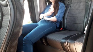 Risky mastrubation in the bus