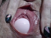 Preview 4 of Close up object insertion fetish video compilation big clit pussy