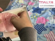 Preview 4 of male sex toy testing, new sex doll unboxing and test. chinese solo male moaning.