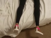 Preview 6 of Just a Doll laying there in size 0 yoga pants