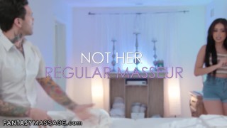 FantasyMassage Aaliyah Hadid Shows New Masseur The Kind Of Massage She Really Wants