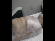 Preview 3 of Real Bdsm - Mummified being tortured by electric shocks - Electro Torture