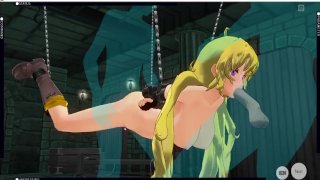 [CM3D2] RWBY hentai - Yang Xiao Long aggressively gangbanged after losing a fight