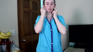 Girlfriend Cosplays As A Nurse.. Gives "Exam"