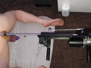 Preview 5 of Cumming hands free prostate orgasm while being fucked by the fucking machine