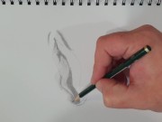 Preview 3 of Drawing a sexy Vagina. Porn art Video number 1